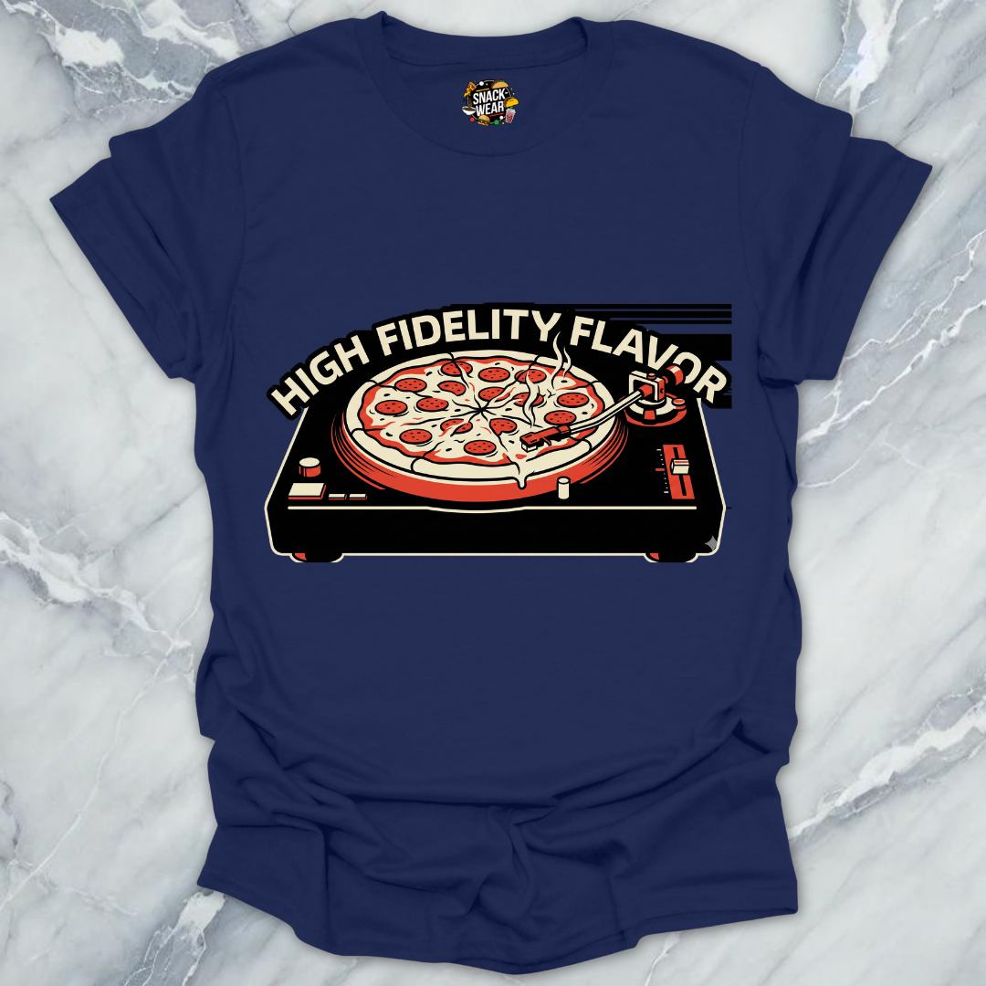 High Fidelity Flavor Pizza T-Shirt