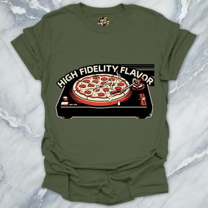 High Fidelity Flavor Pizza T-Shirt