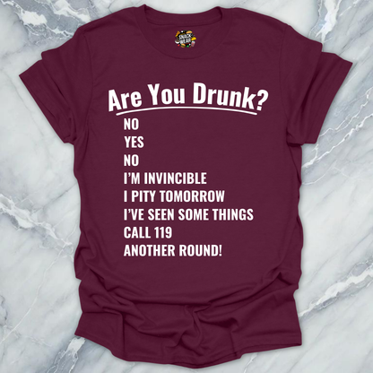 Are You Drunk State T-Shirt