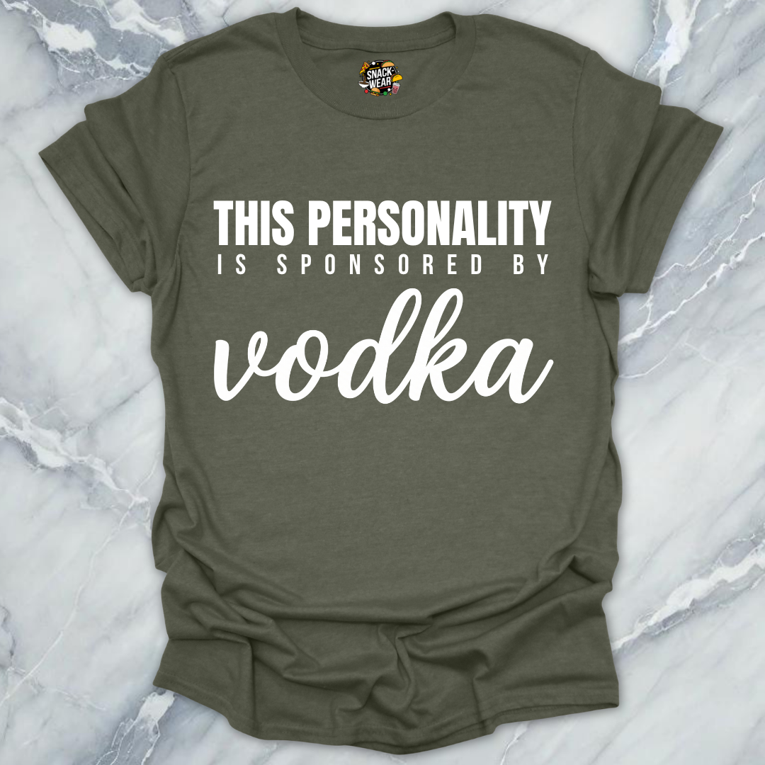 Personality Sponsored By Vodka T-Shirt