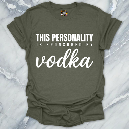 Personality Sponsored By Vodka T-Shirt