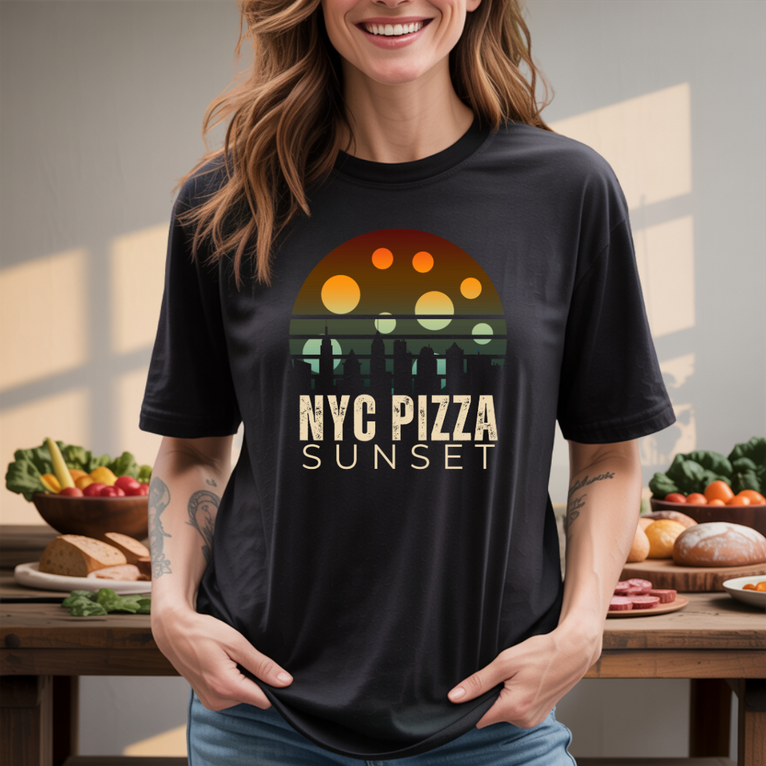NYC Pizza Skyline T-Shirt