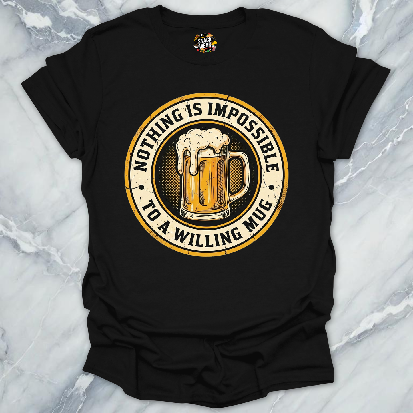 Willing Beer Mug T-Shirt