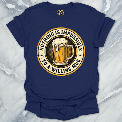 Willing Beer Mug T-Shirt
