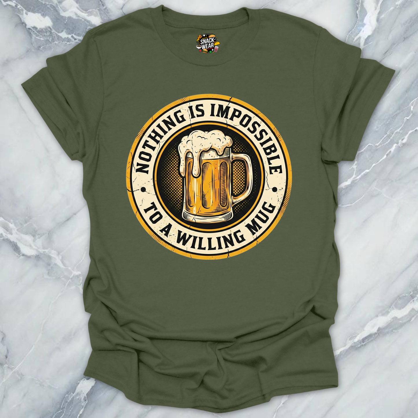 Willing Beer Mug T-Shirt