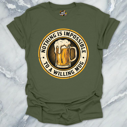 Willing Beer Mug T-Shirt