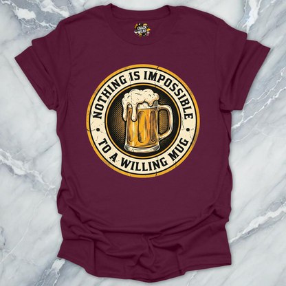 Willing Beer Mug T-Shirt
