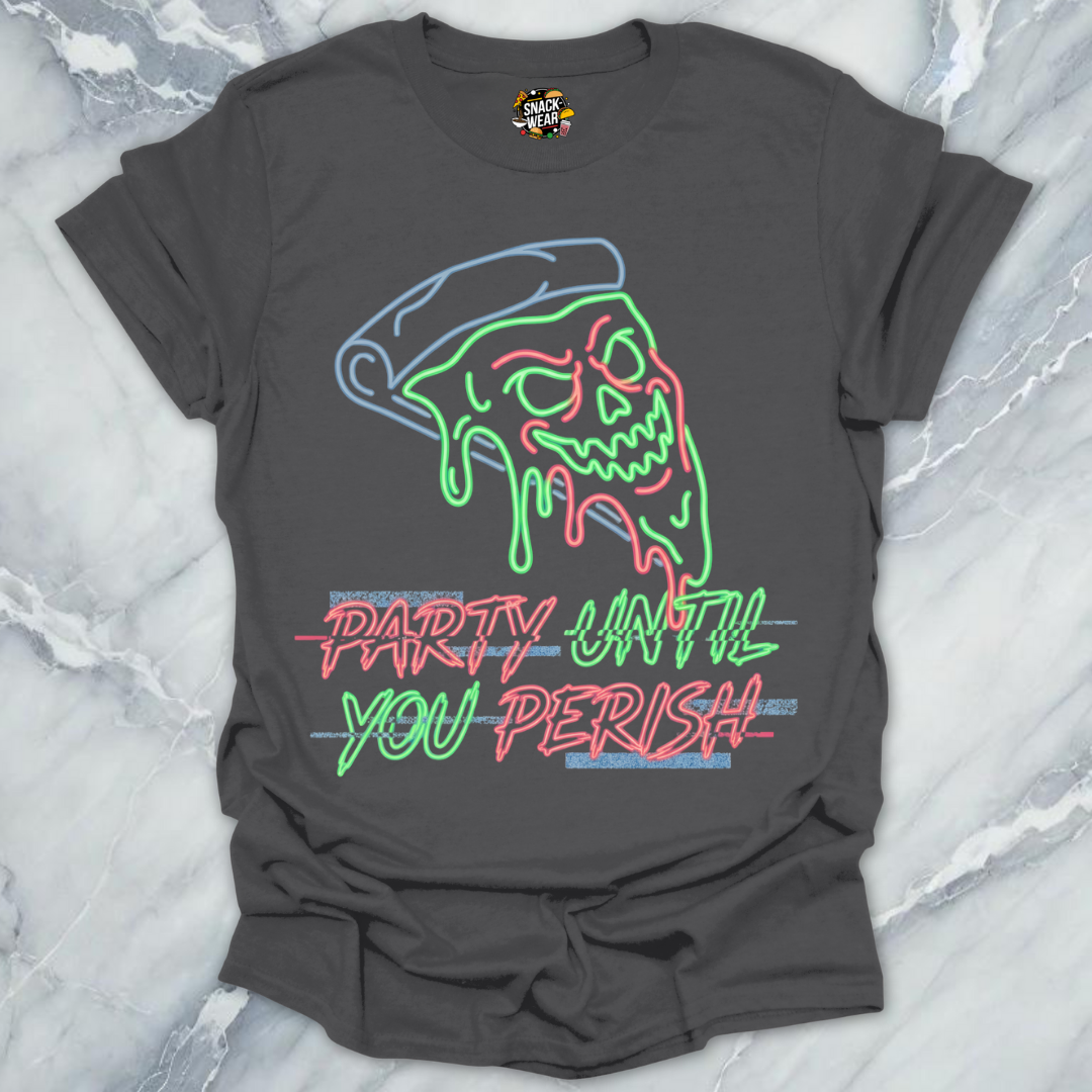 Pizza Skull Party T-Shirt