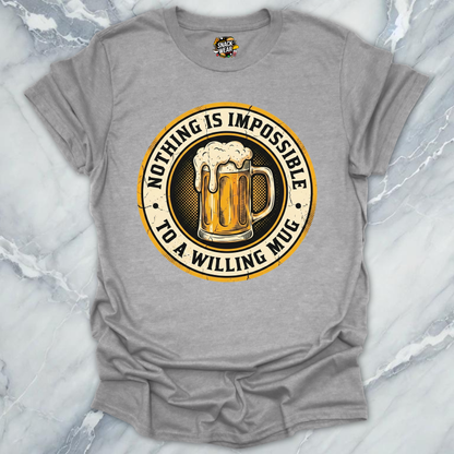 Willing Beer Mug T-Shirt