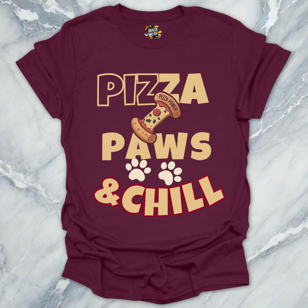 Pizza Paws & Chill Tee T-Shirt