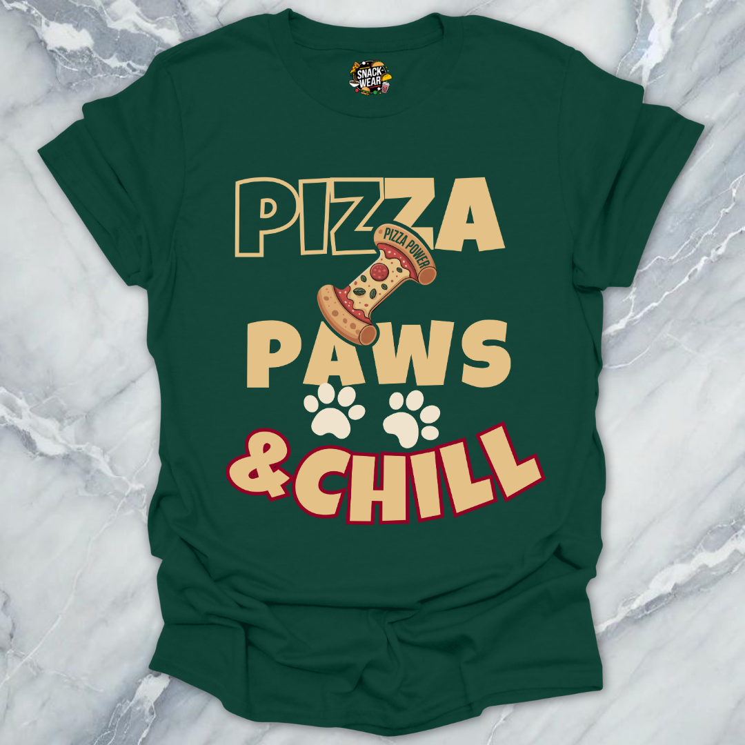 Pizza Paws & Chill Tee T-Shirt