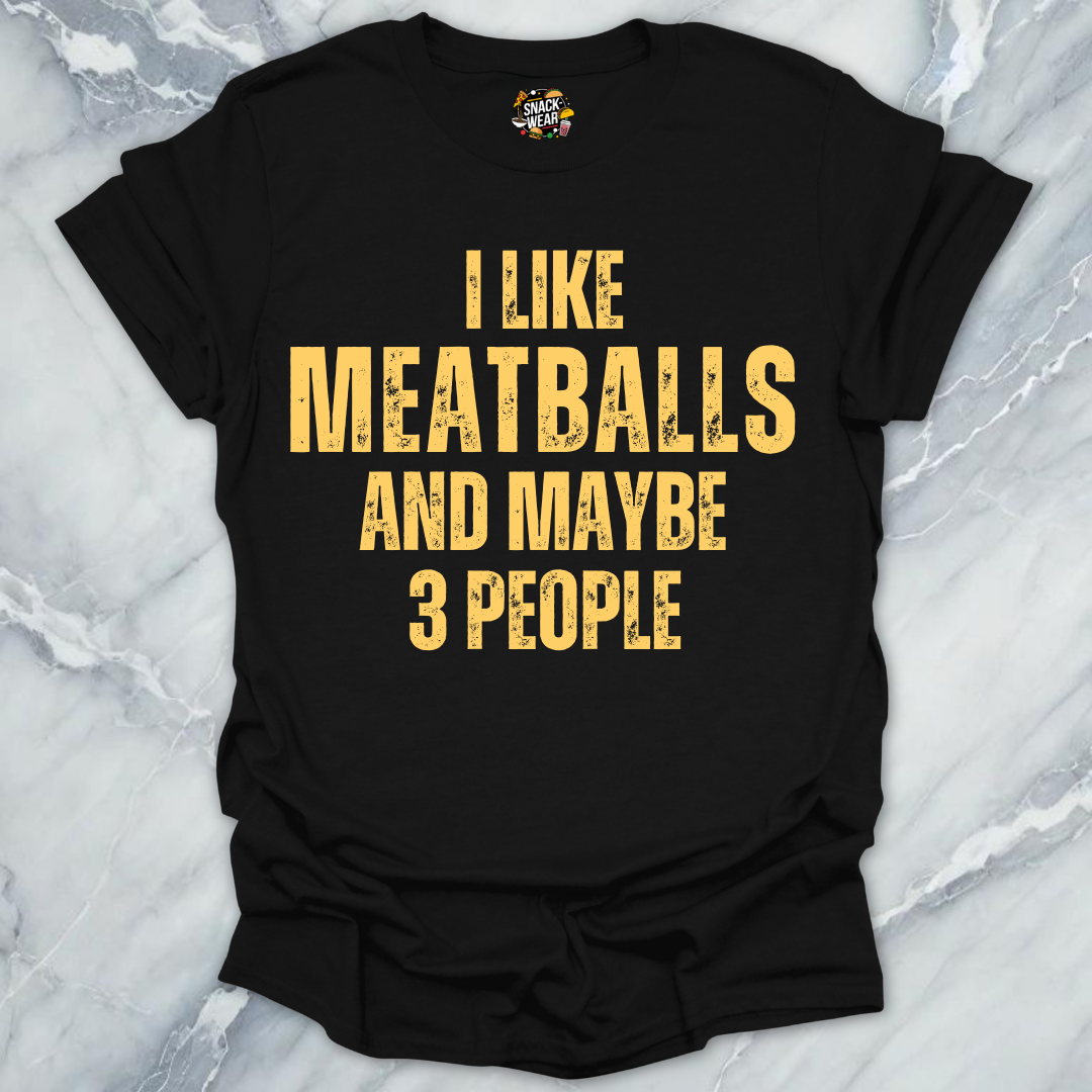 Meatballs And 3 People T-Shirt