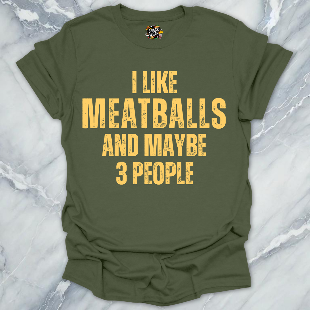 Meatballs And 3 People T-Shirt