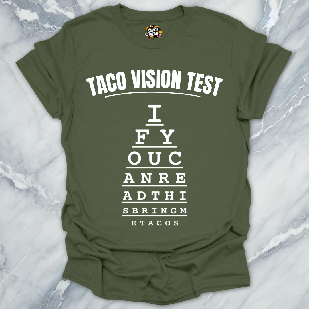 Taco Vision Test T-Shirt