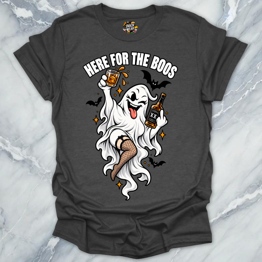 Here For The Boos Ghost T-Shirt
