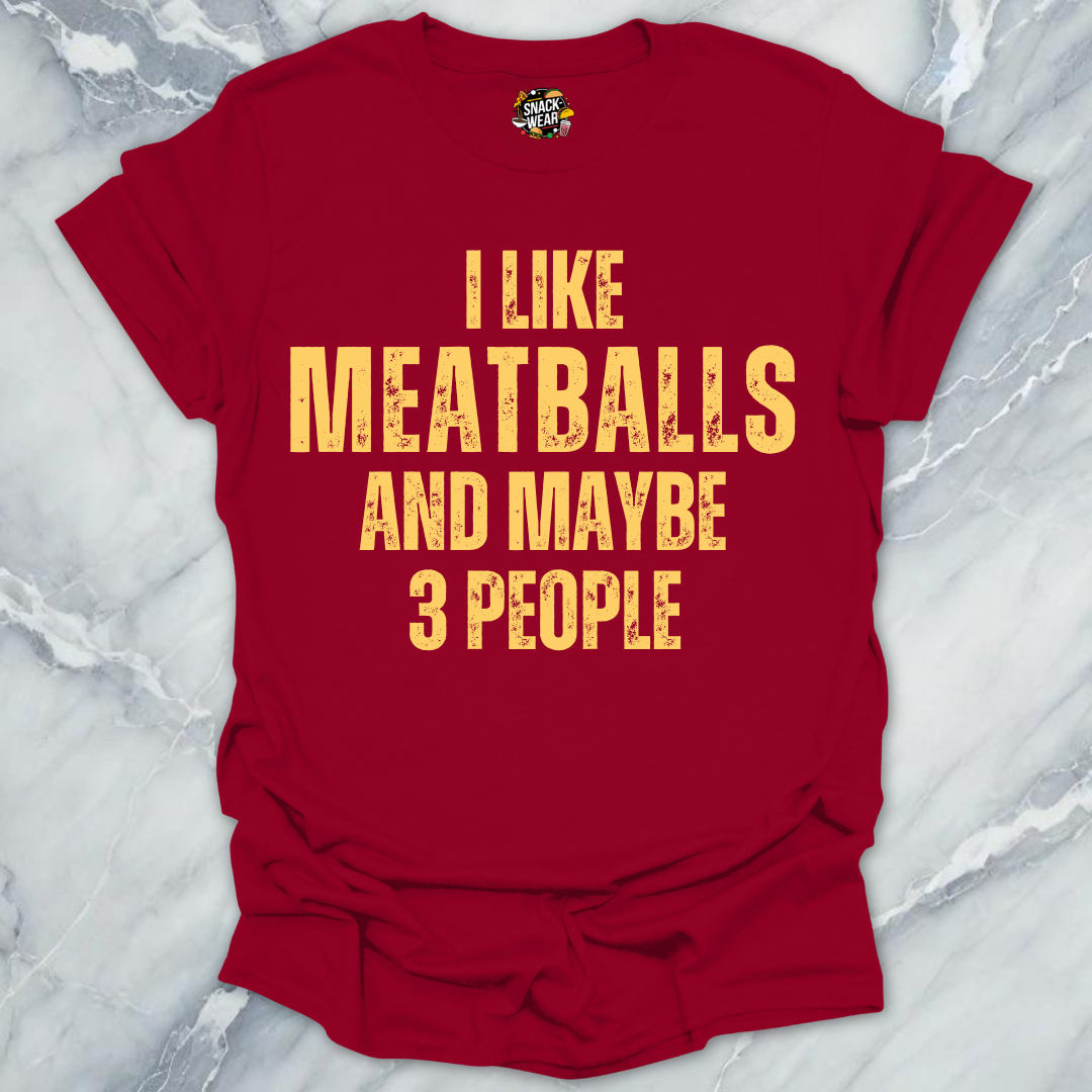 Meatballs And 3 People T-Shirt