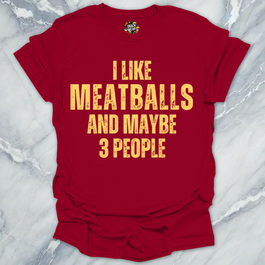Meatballs And 3 People T-Shirt
