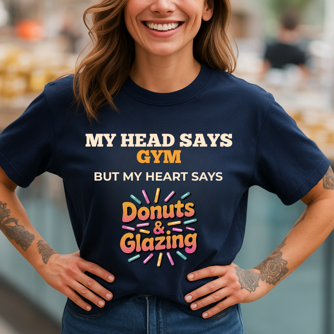 Donuts Over Dumbbells T-Shirt
