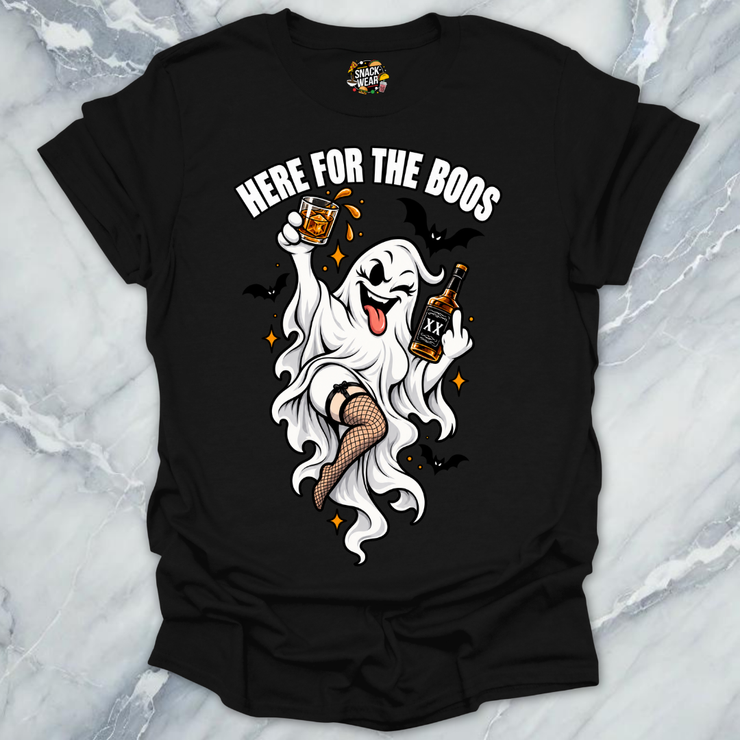 Here For The Boos Ghost T-Shirt