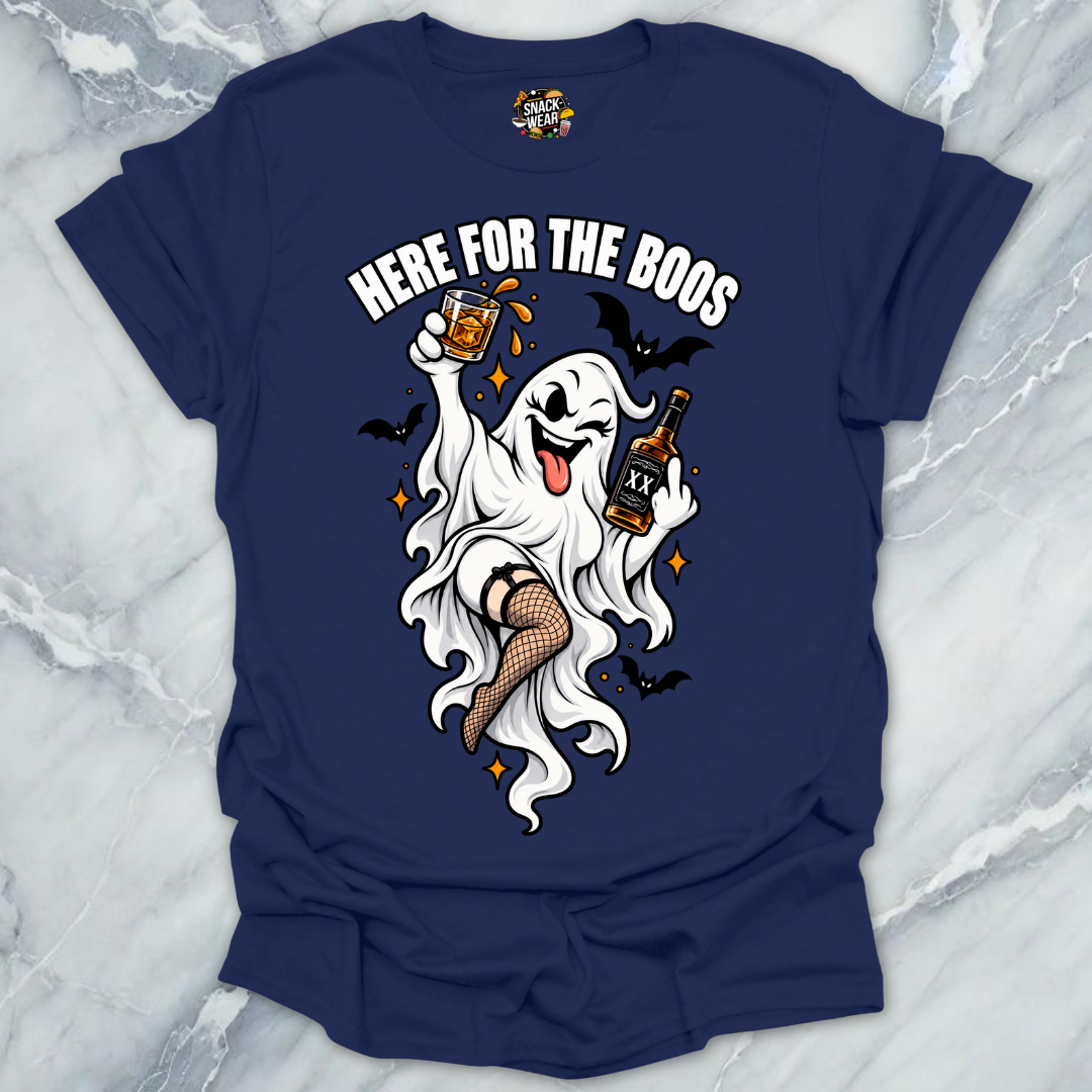 Here For The Boos Ghost T-Shirt