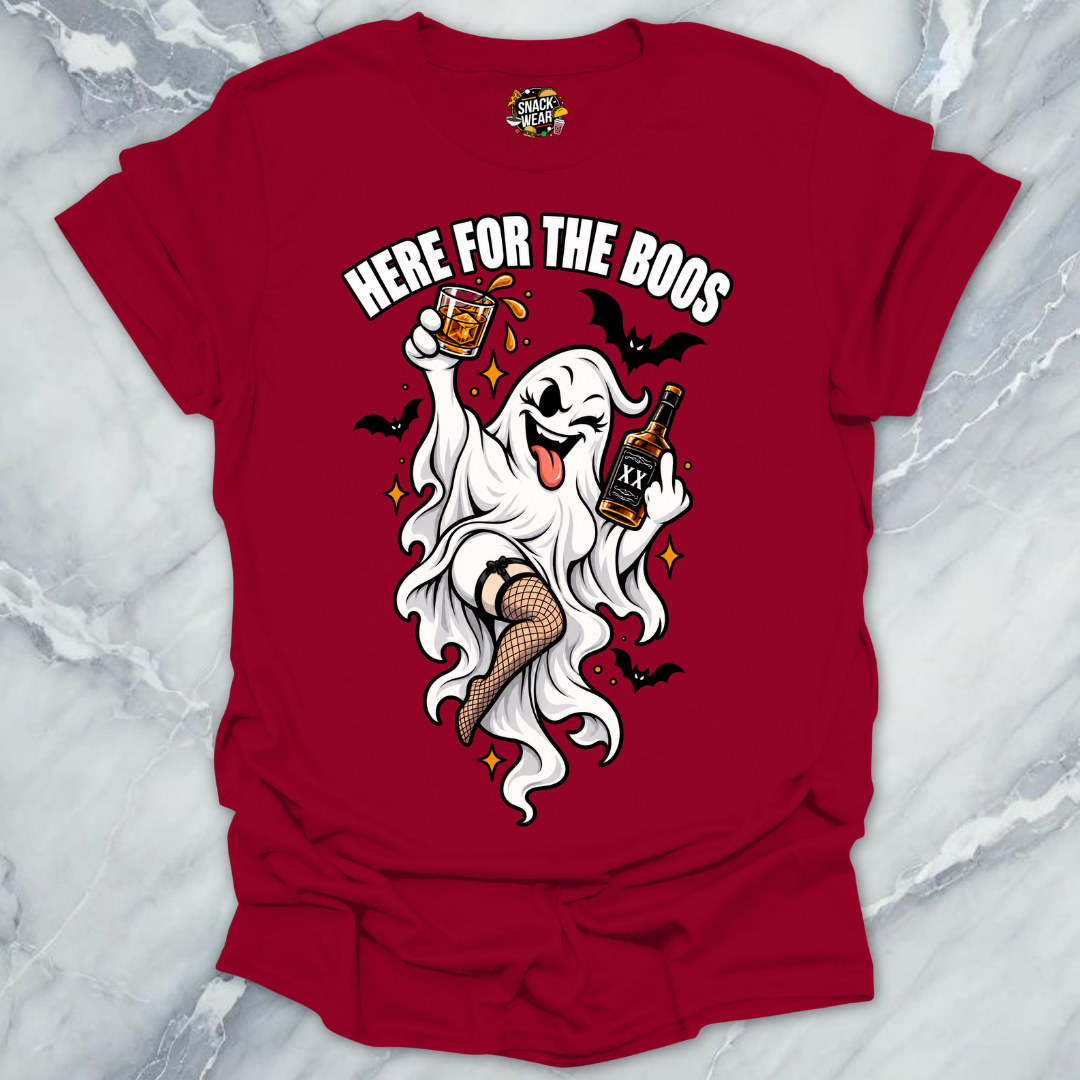 Here For The Boos Ghost T-Shirt
