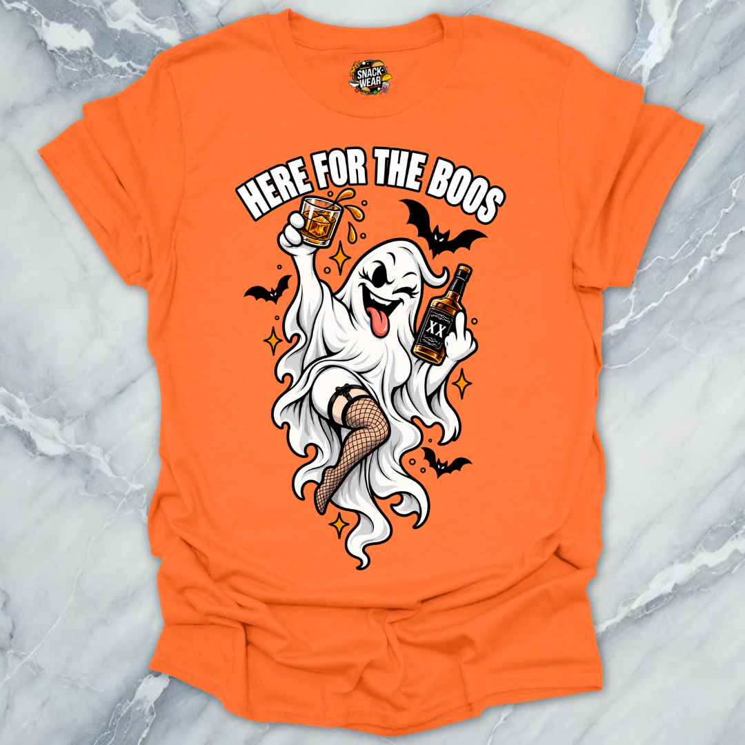 Here For The Boos Ghost T-Shirt
