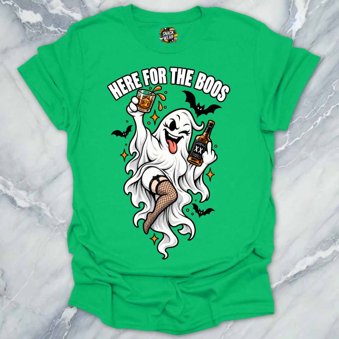 Here For The Boos Ghost T-Shirt