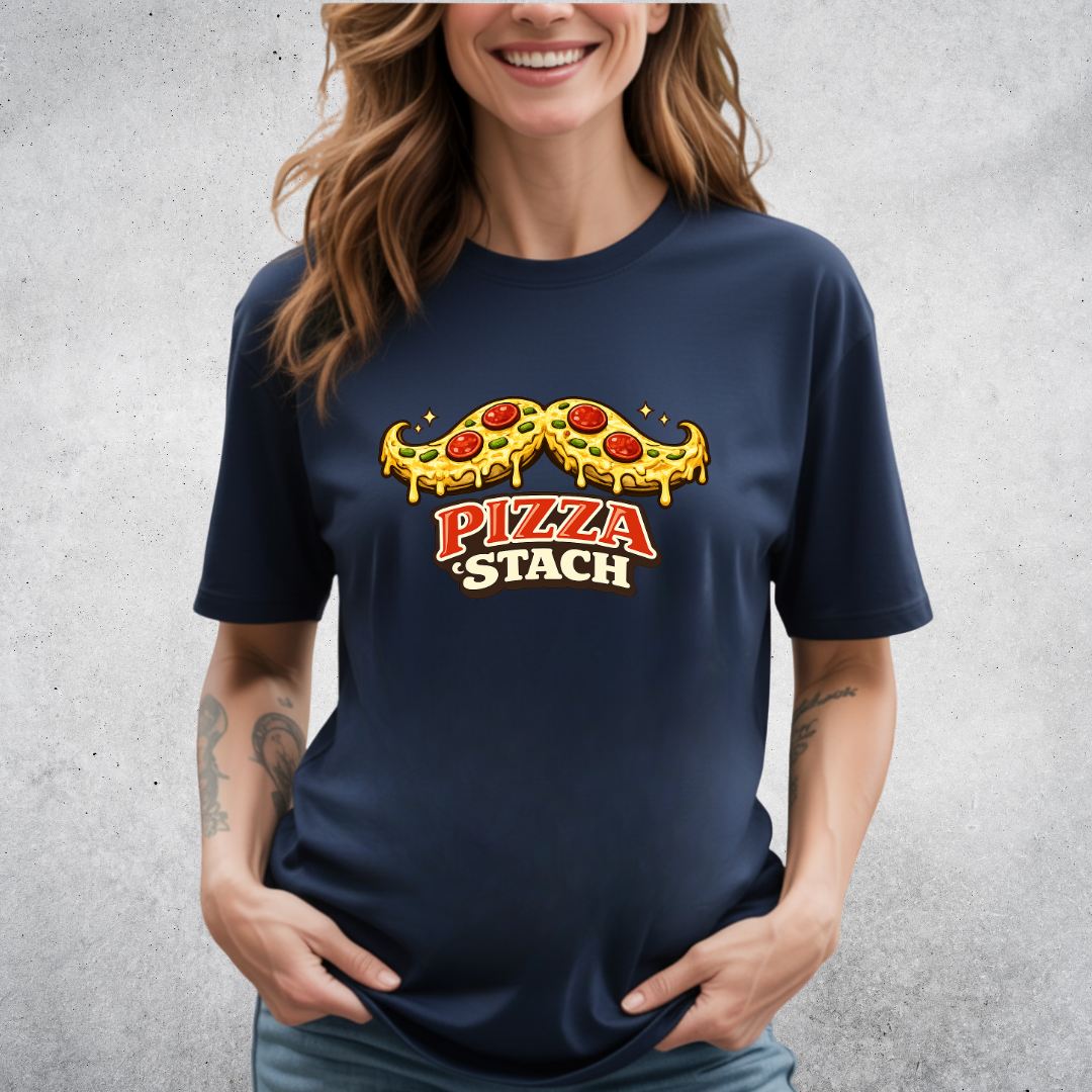 Pizza 'Stach Mustache T-Shirt