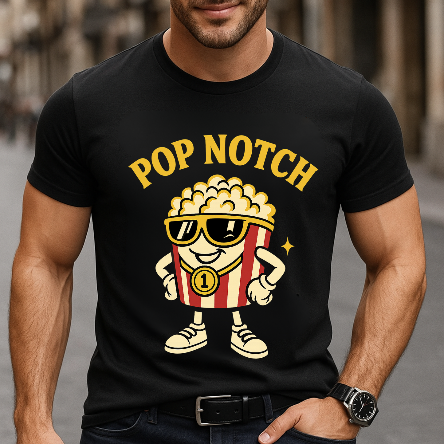 Pop Notch T-Shirt T-Shirt
