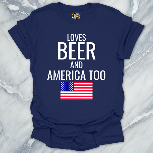 Loves Beer America T-Shirt