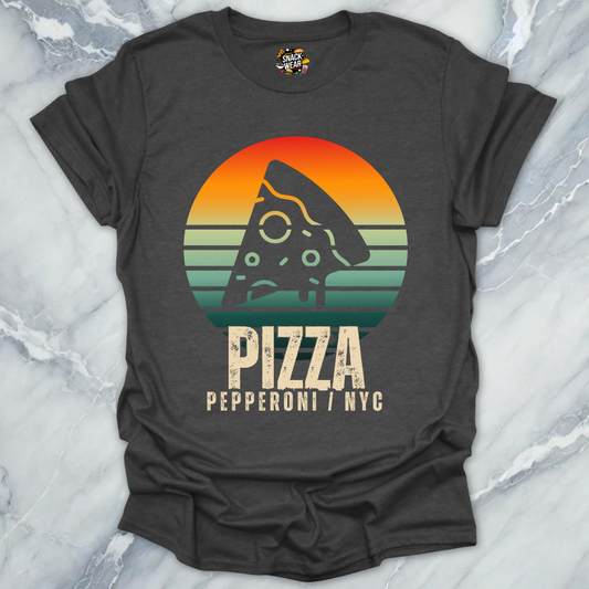 NYC Pizza Retro City Foodie T-Shirt