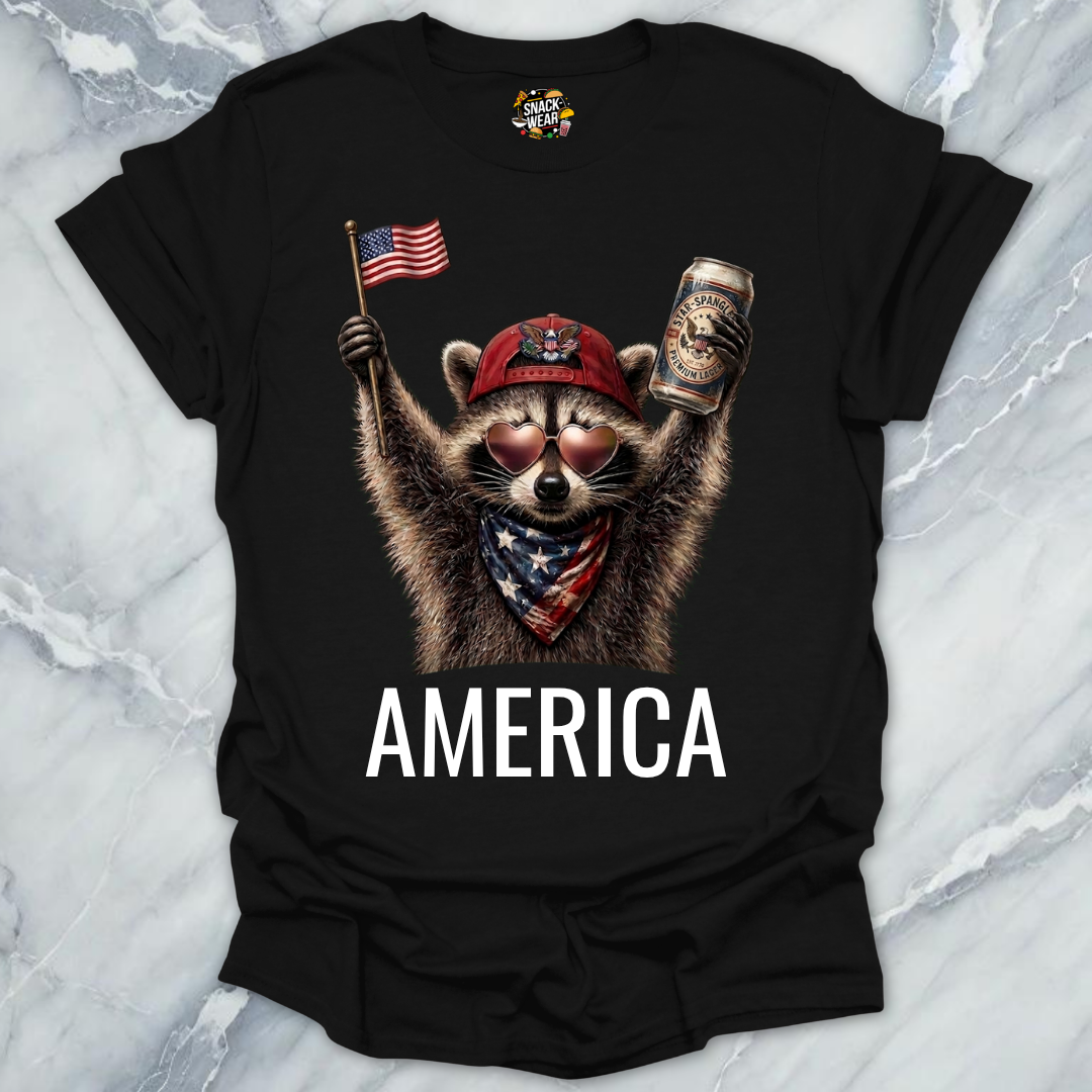 America Raccoon T-Shirt
