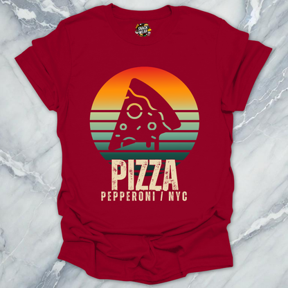 NYC Pizza Retro City Foodie T-Shirt