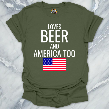 Loves Beer America T-Shirt
