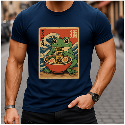 Vintage Japanese Ramen Frog T-Shirt