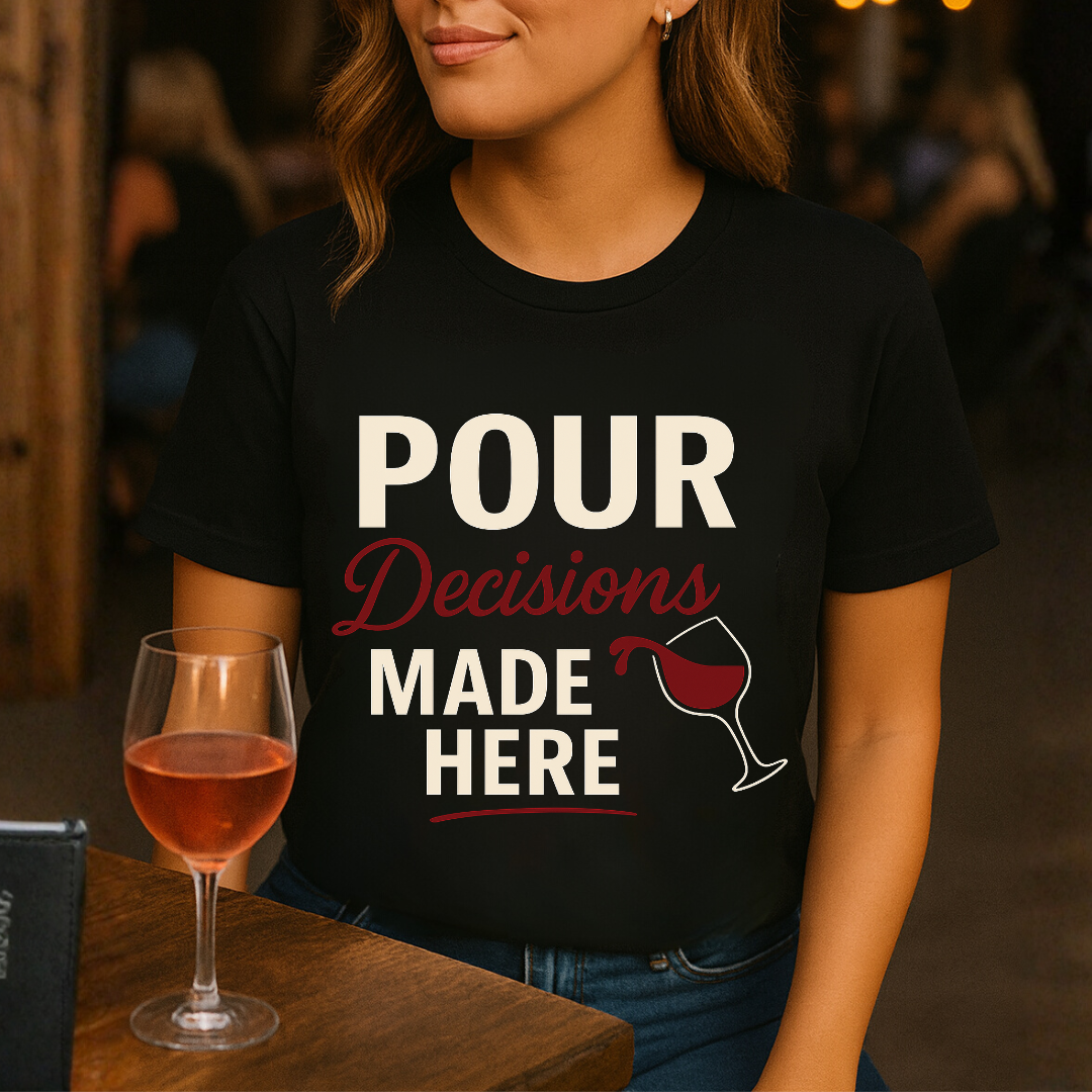 Pour Decisions Wine T-Shirt