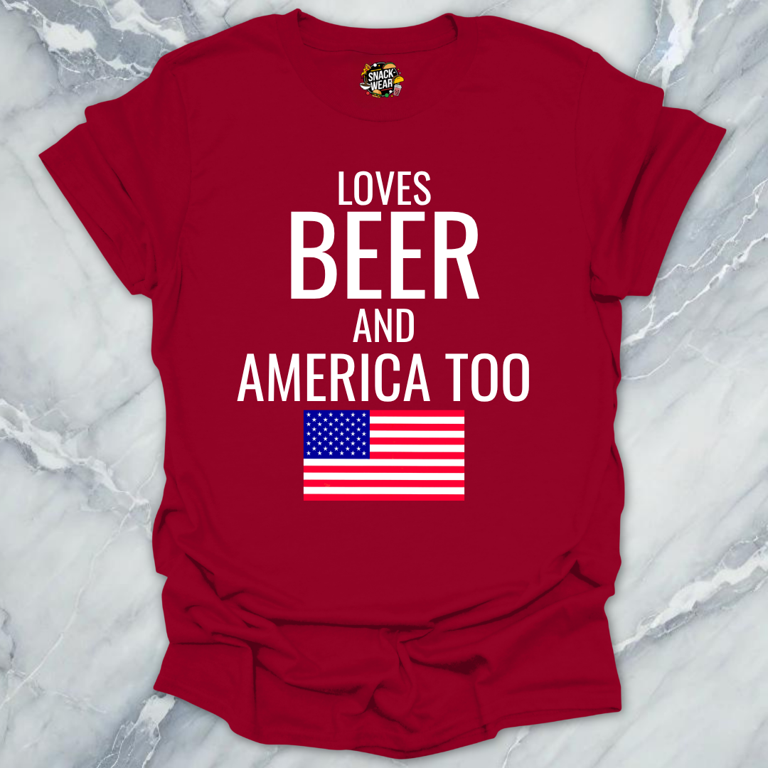 Loves Beer America T-Shirt