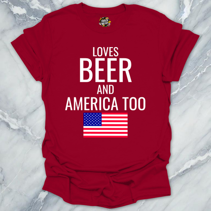 Loves Beer America T-Shirt