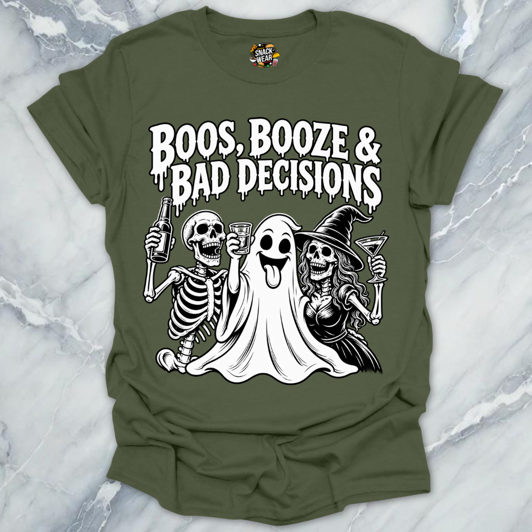 Boos Booze Bad Decisions Shirt