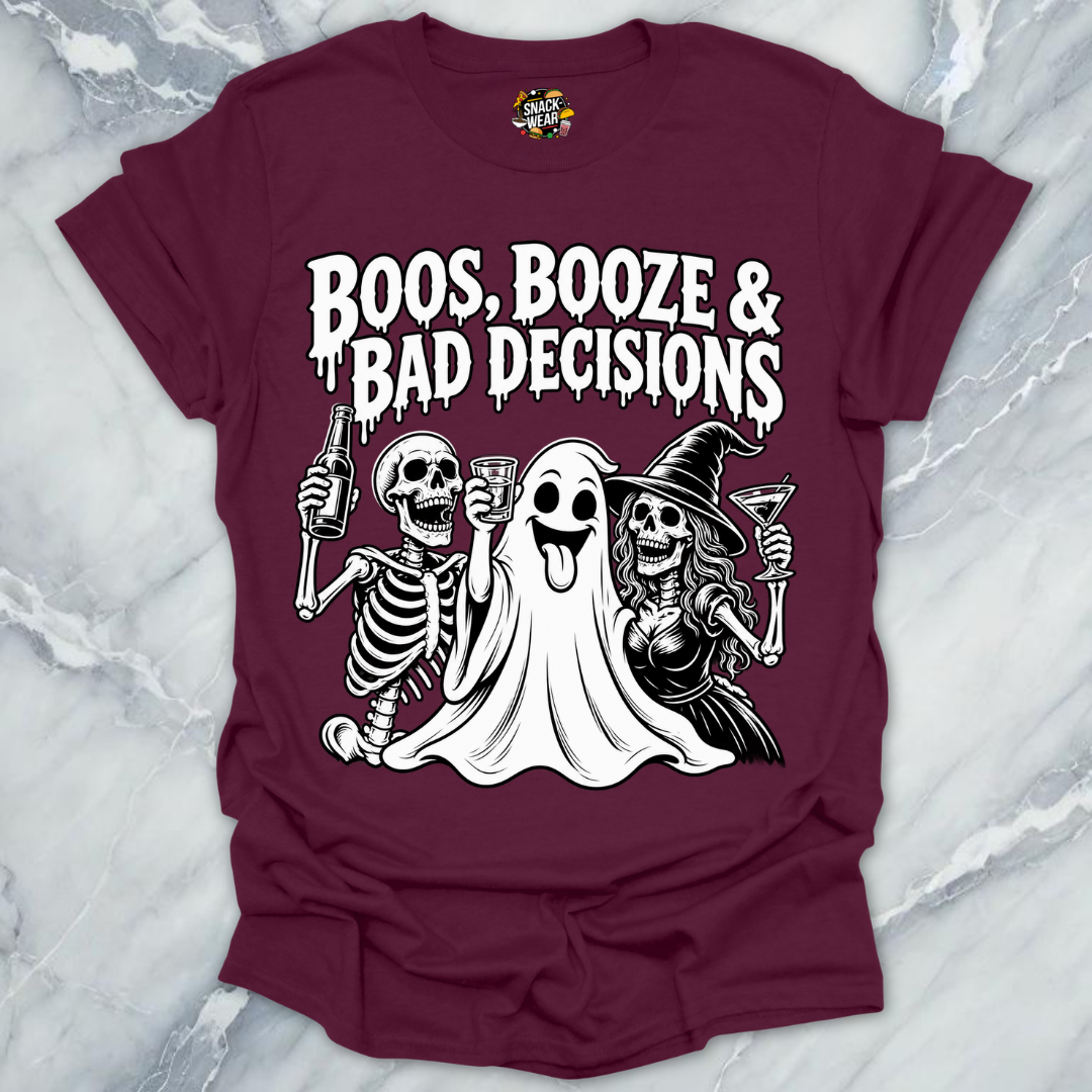 Boos Booze Bad Decisions Shirt