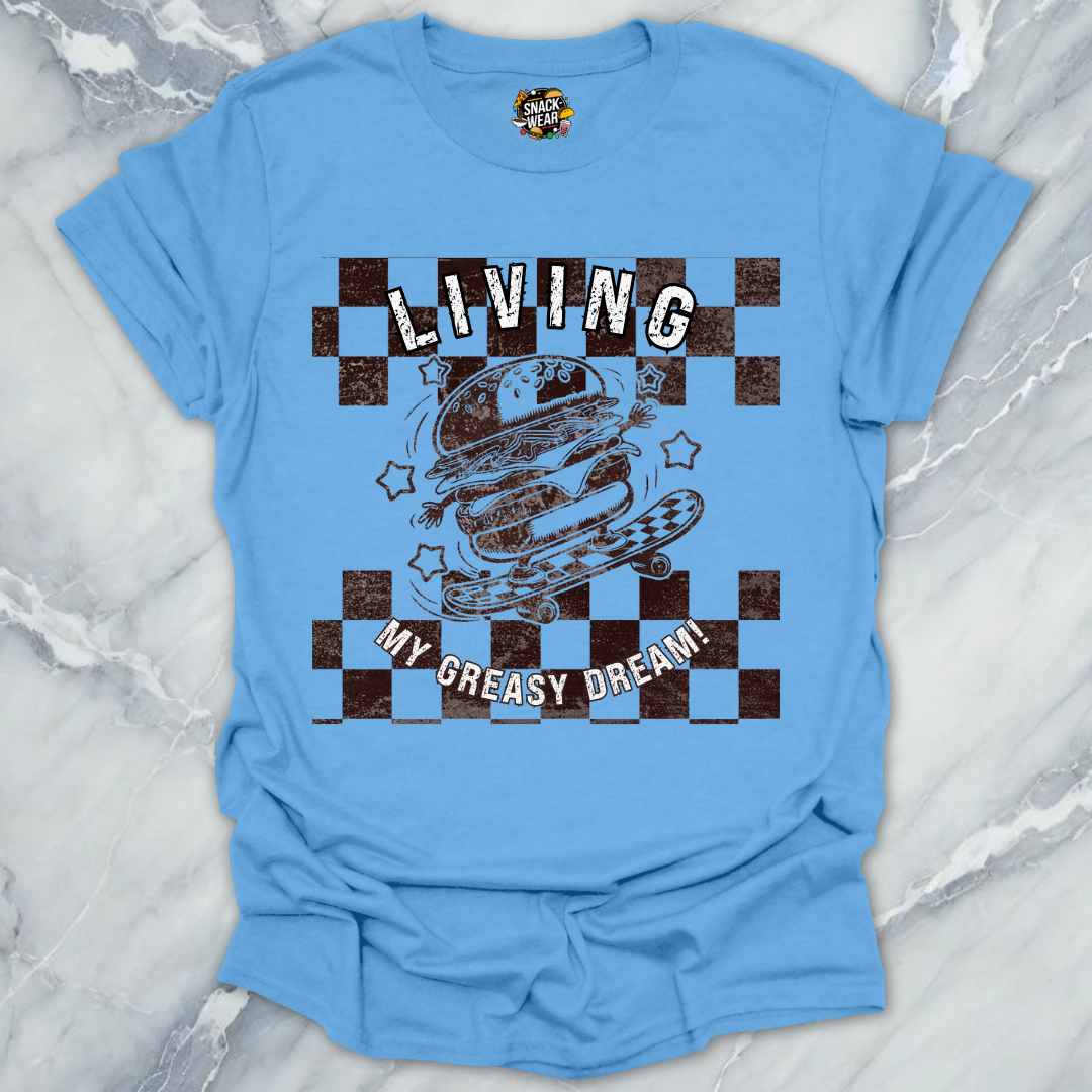 Vintage Skater Burger T-Shirt