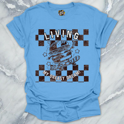 Vintage Skater Burger T-Shirt