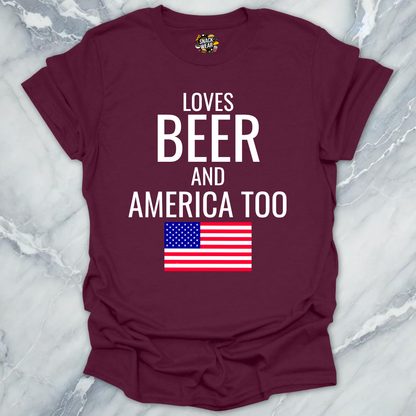 Loves Beer America T-Shirt