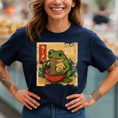 Vintage Ramen Frog Ad T-Shirt