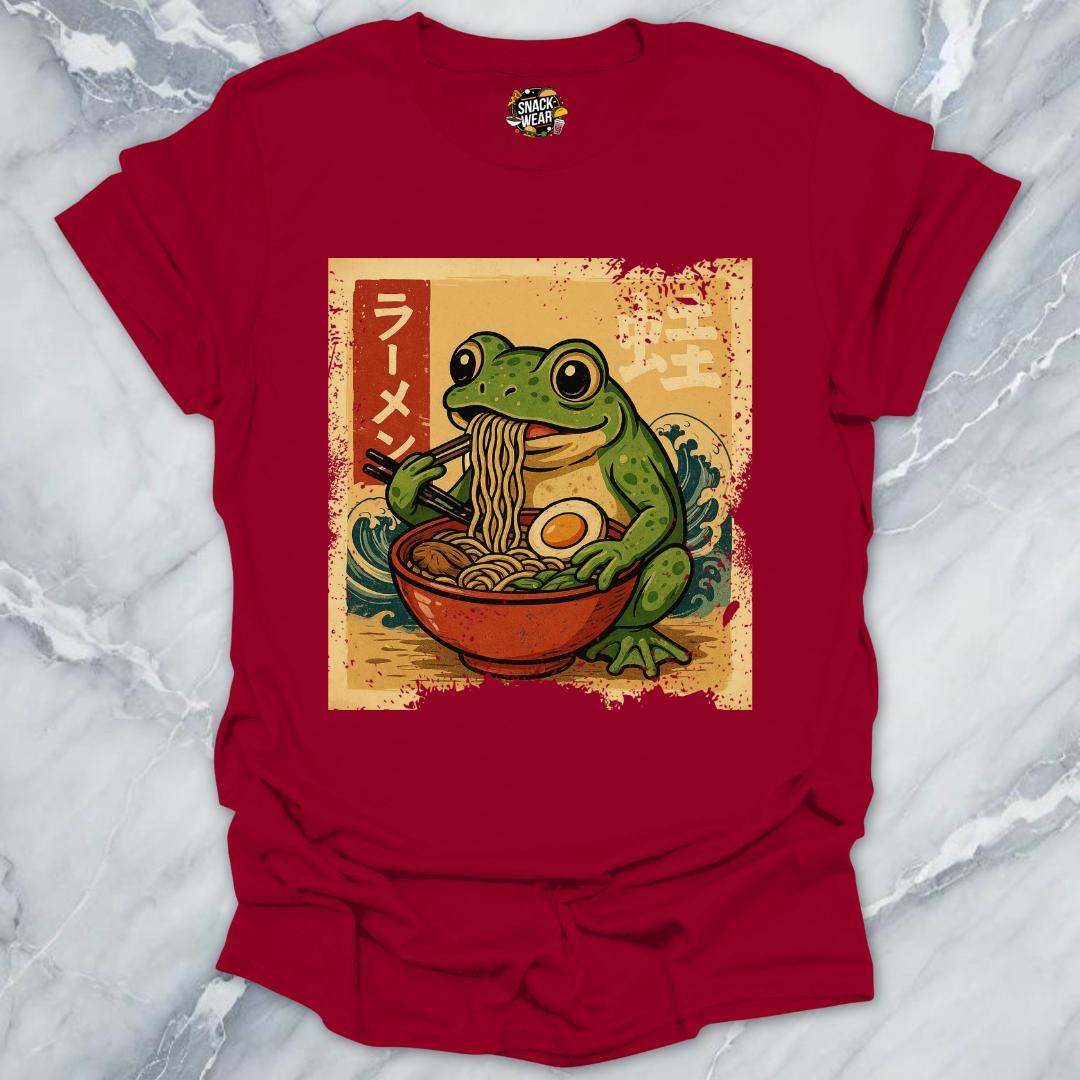 Vintage Ramen Frog Ad T-Shirt