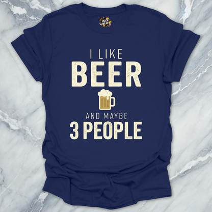 Beer And 3 People T-Shirt