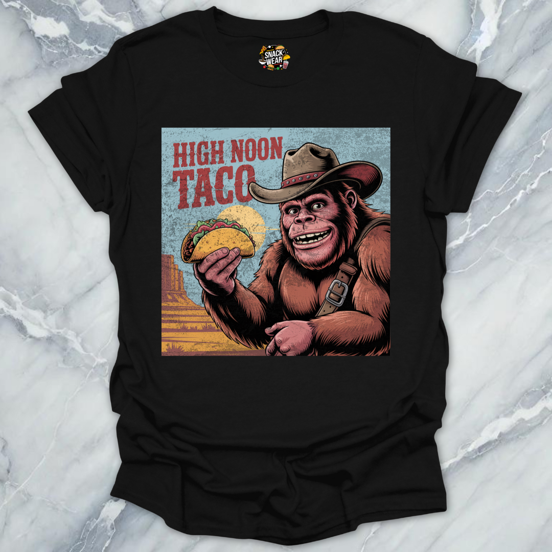 High Noon Taco – Vintage Cowboy Gorilla T-Shirt