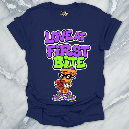 Love at First Bite Pizza T-Shirt