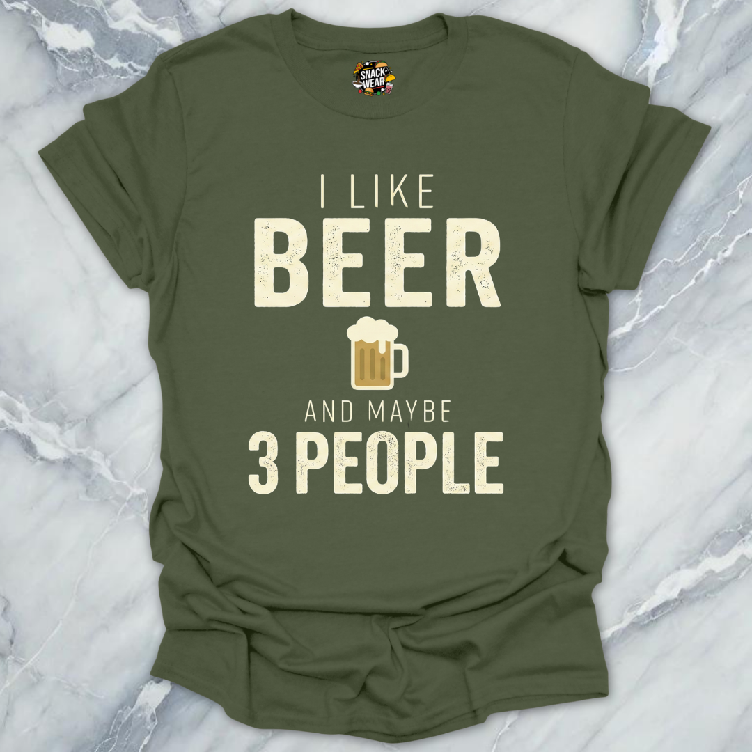 Beer And 3 People T-Shirt