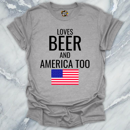 Loves Beer America T-Shirt